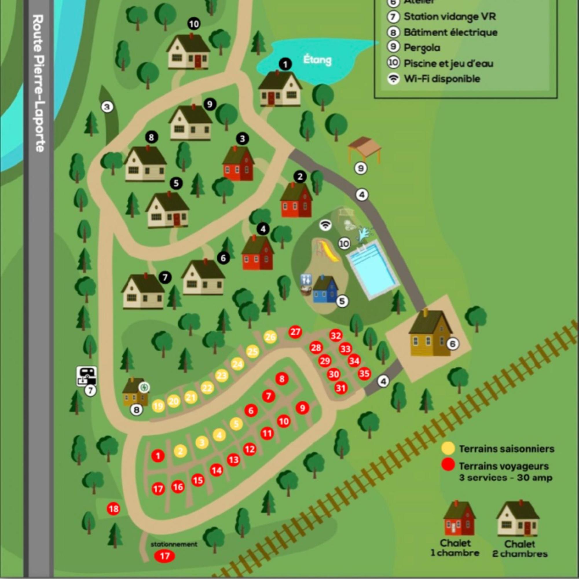Camping Domaine Yamaska Bromont Extérieur photo